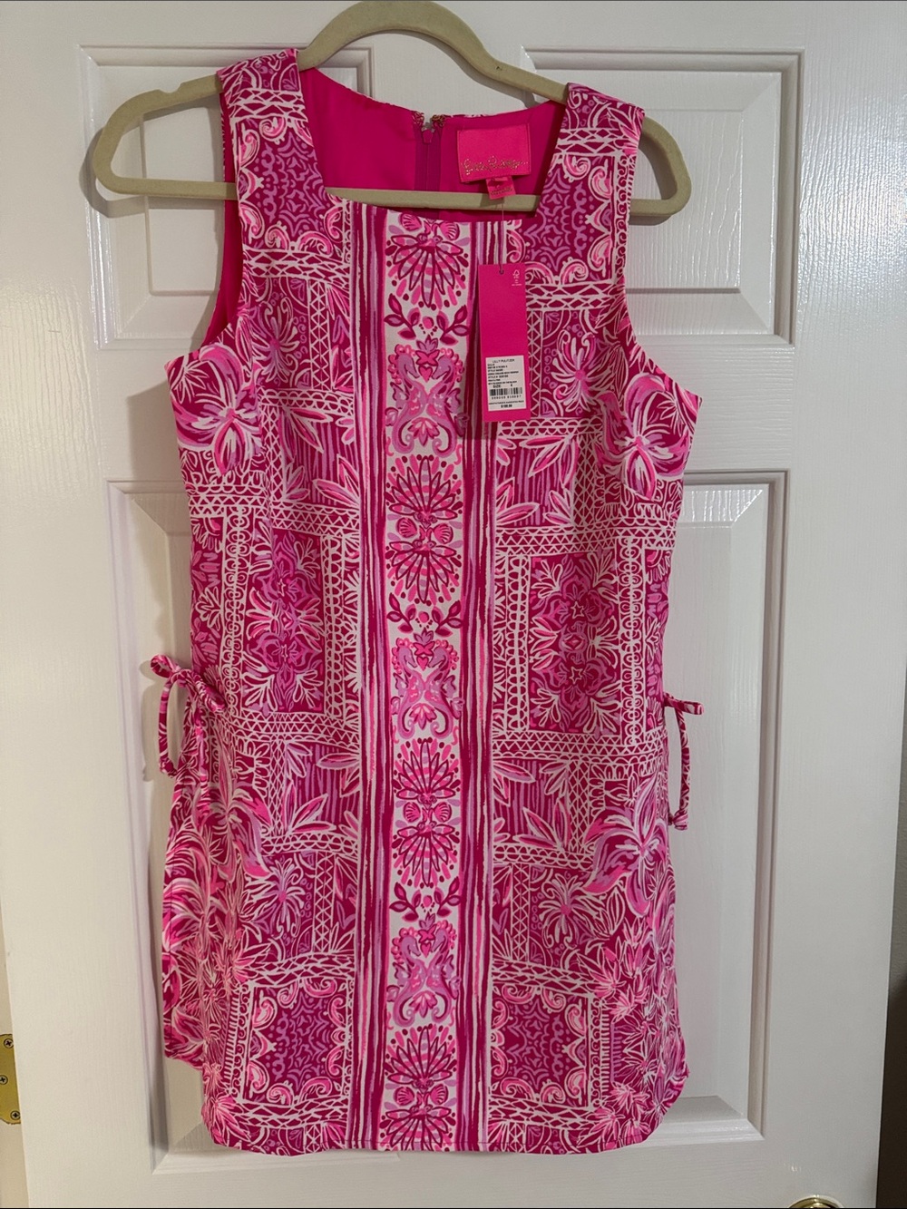 Lilly Pulitzer Pink & White Sleeveless Printed Romper